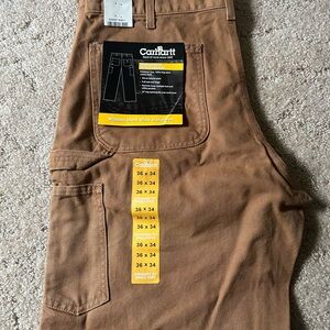 Carhartt Brown Work Dungarees